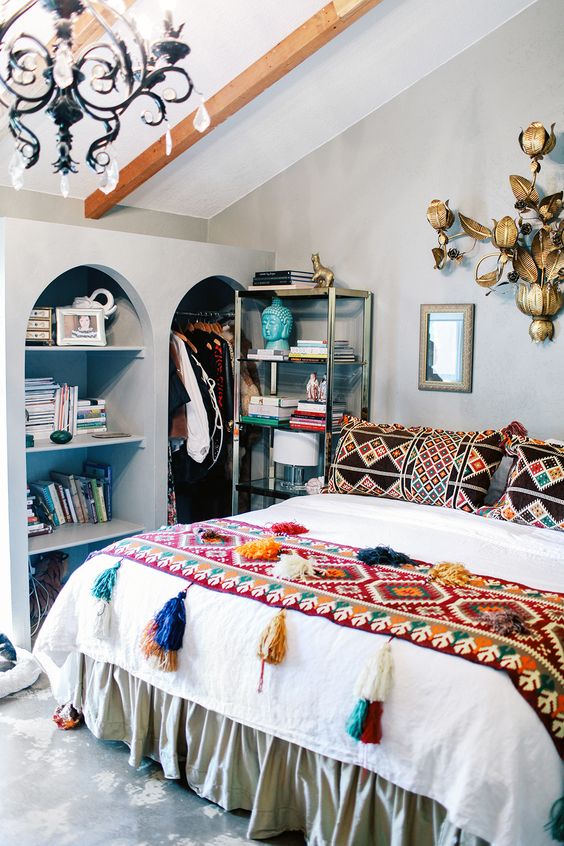 boho master bedroom design