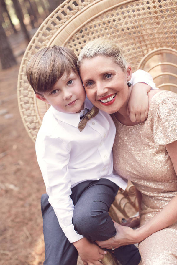 Kristy Withers and son