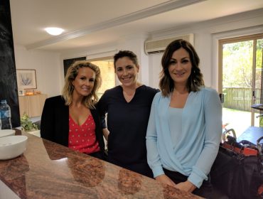 Famous interior designers - Kerena Berry backstage Channel9