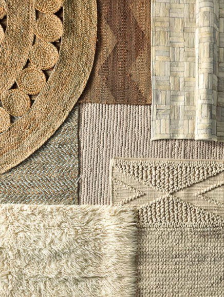 layering rugs for texture