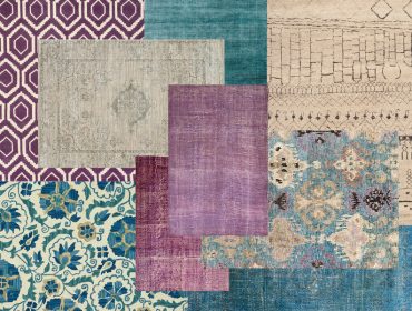Home interior styles - layered rugs