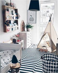 kids bedroom stripes