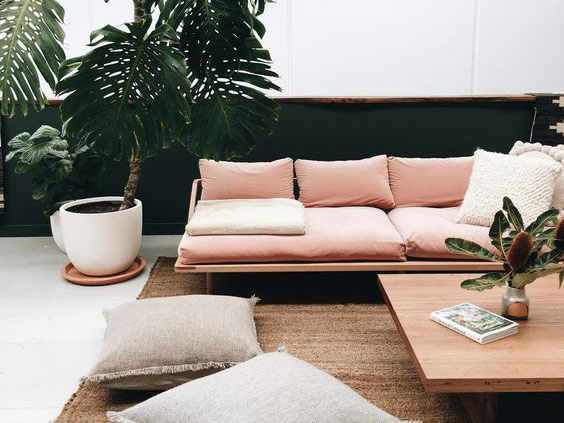 Make your living space blush with these pink interior decorating ideas