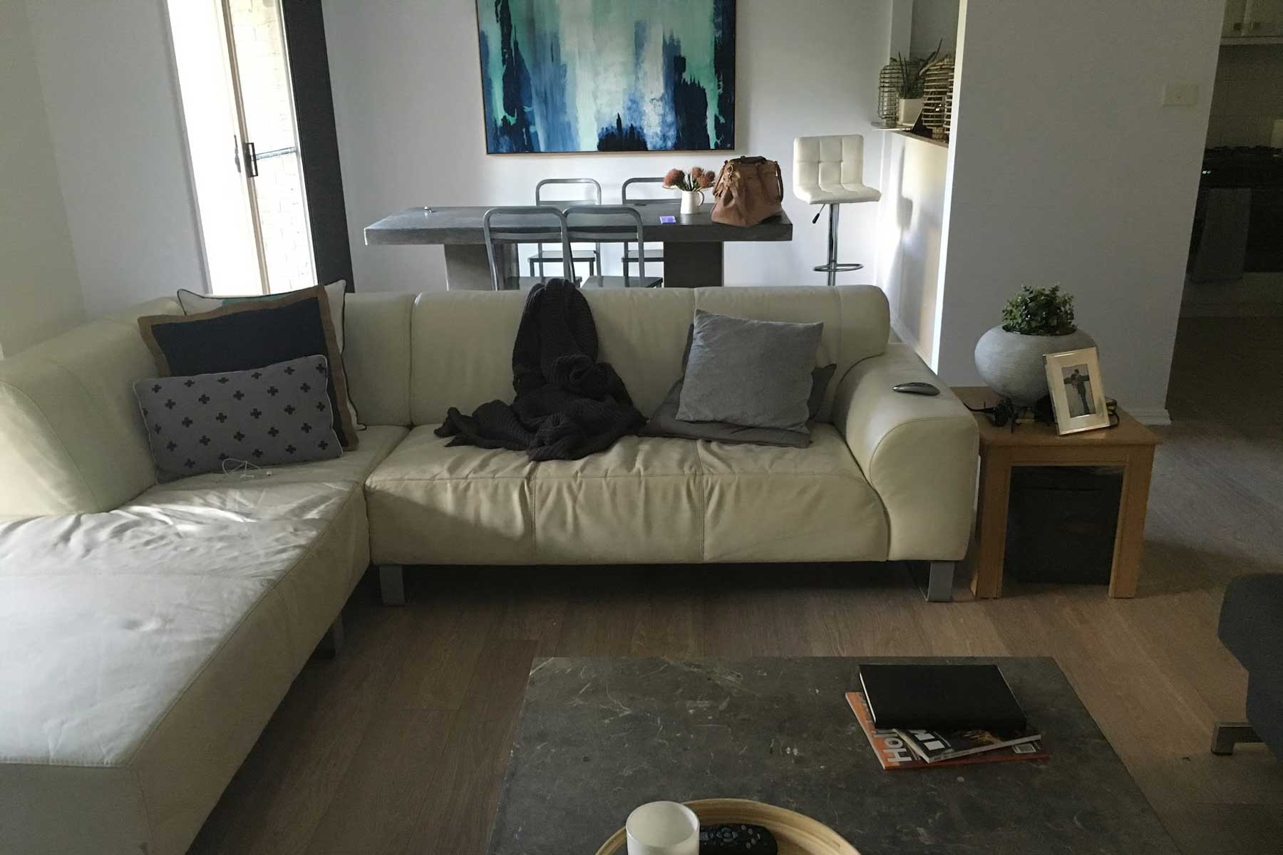 Amandas scandi living room - transformation - before