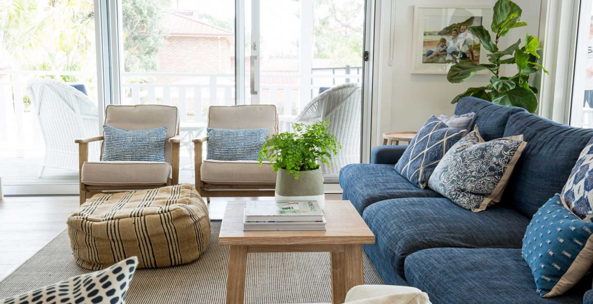 James luxury family beach house - after - living