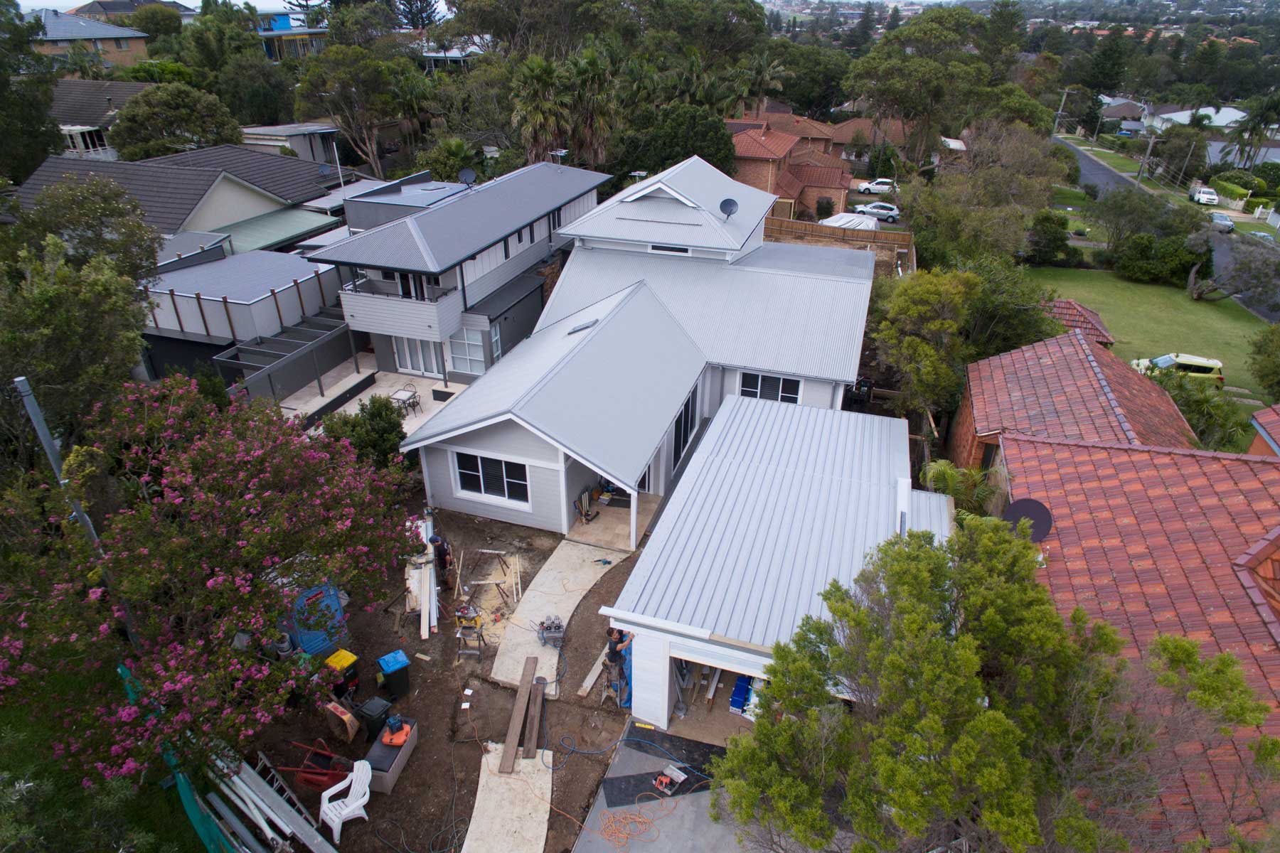 James luxury family beach house - before - aerial 4