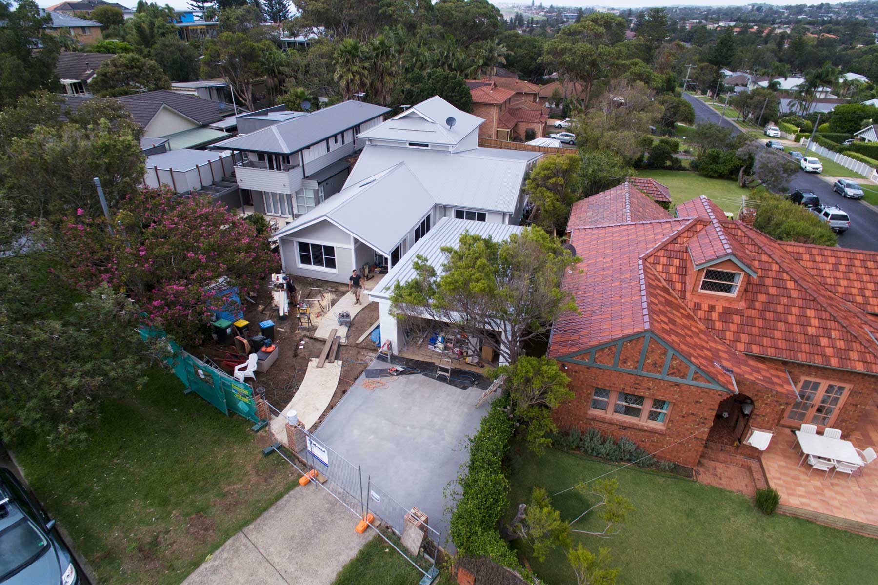 James luxury family beach house - before - aerial 5