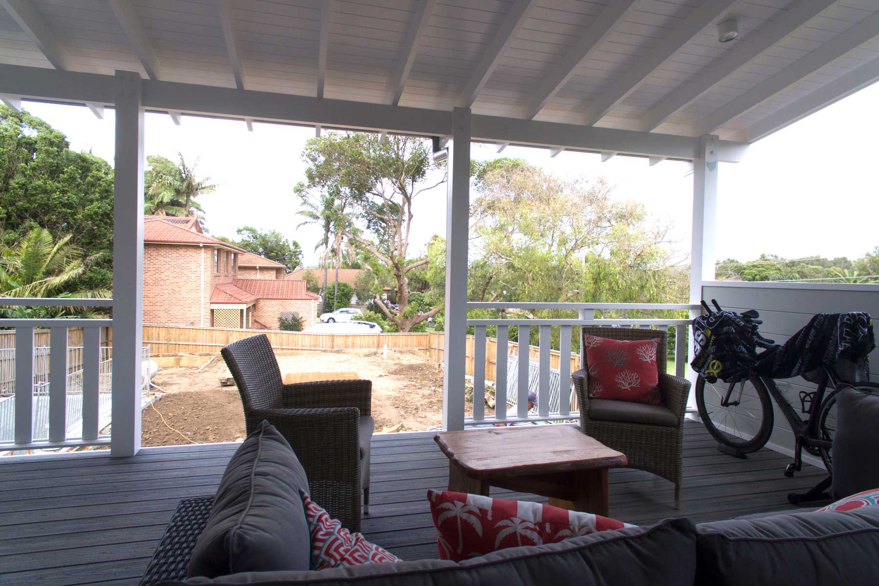 James luxury family beach house - before - deck