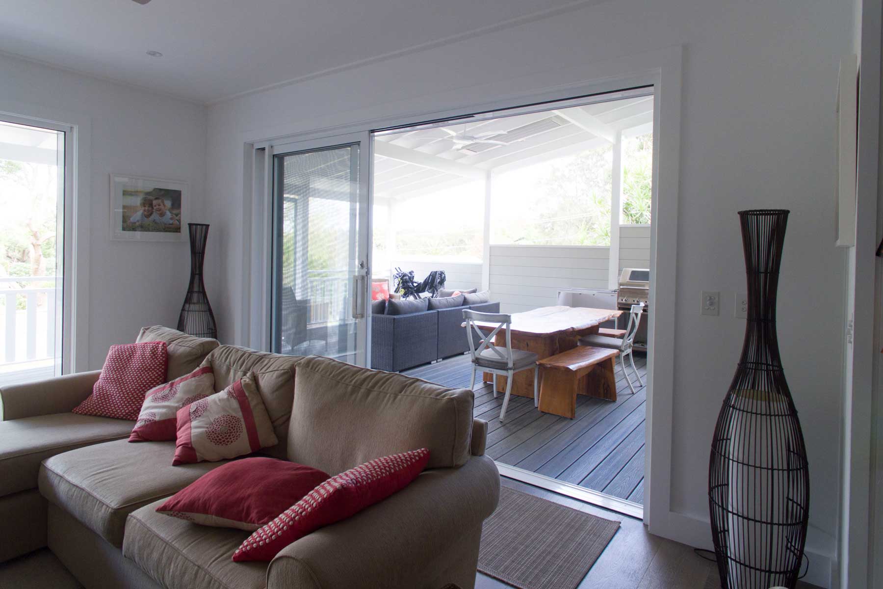 James luxury family beach house - before - open plan