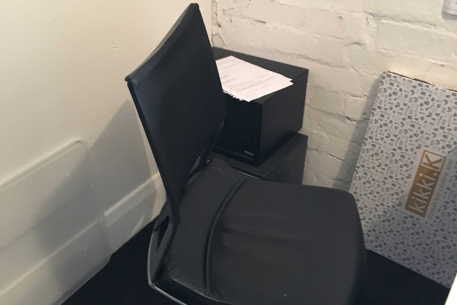 Lauras scandi home office - before - chair