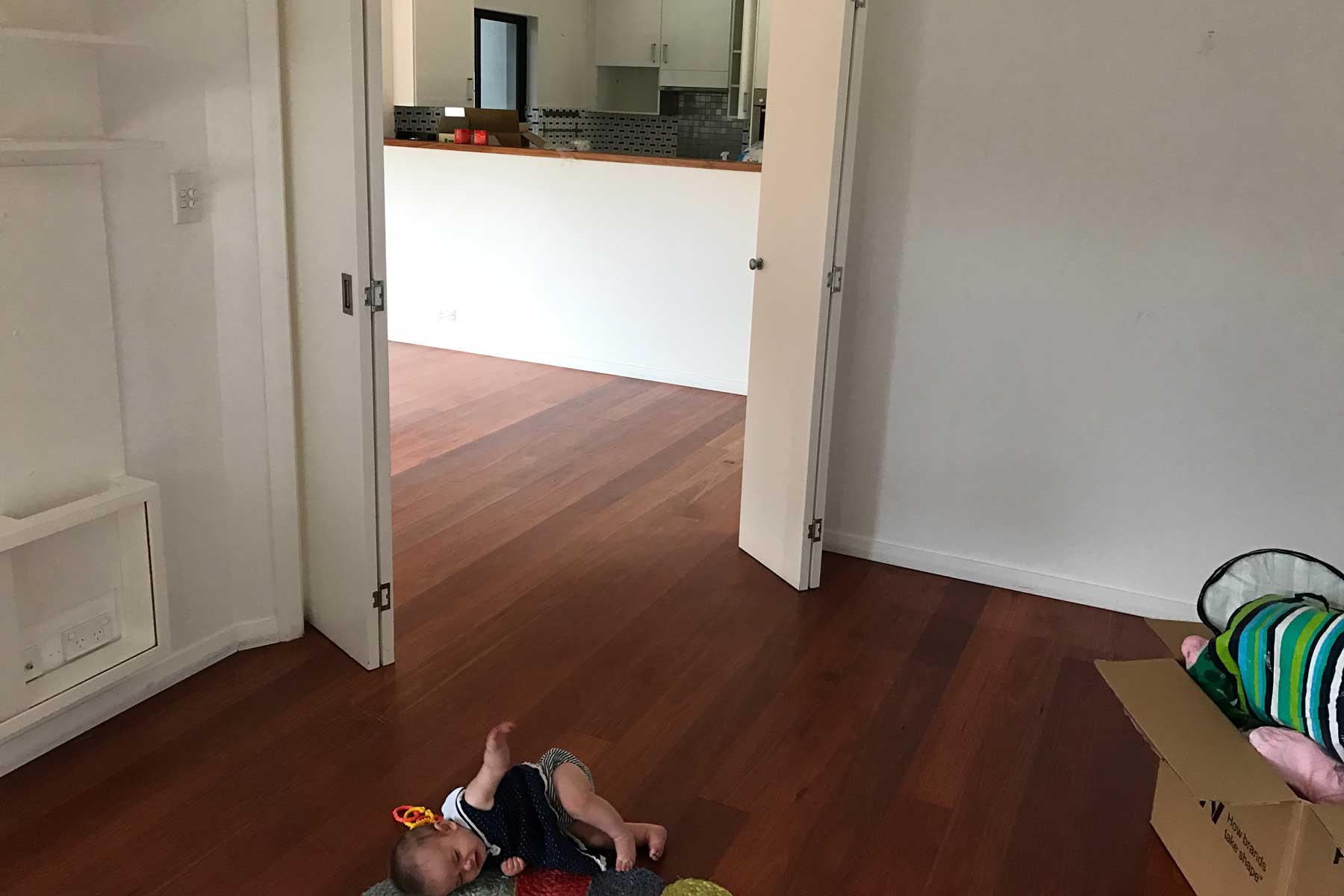 Rebecca's Modern Kid's Playroom - before