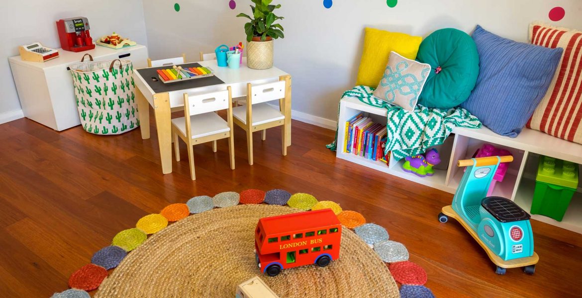 Rebecca's Modern Kid's Playroom - feature