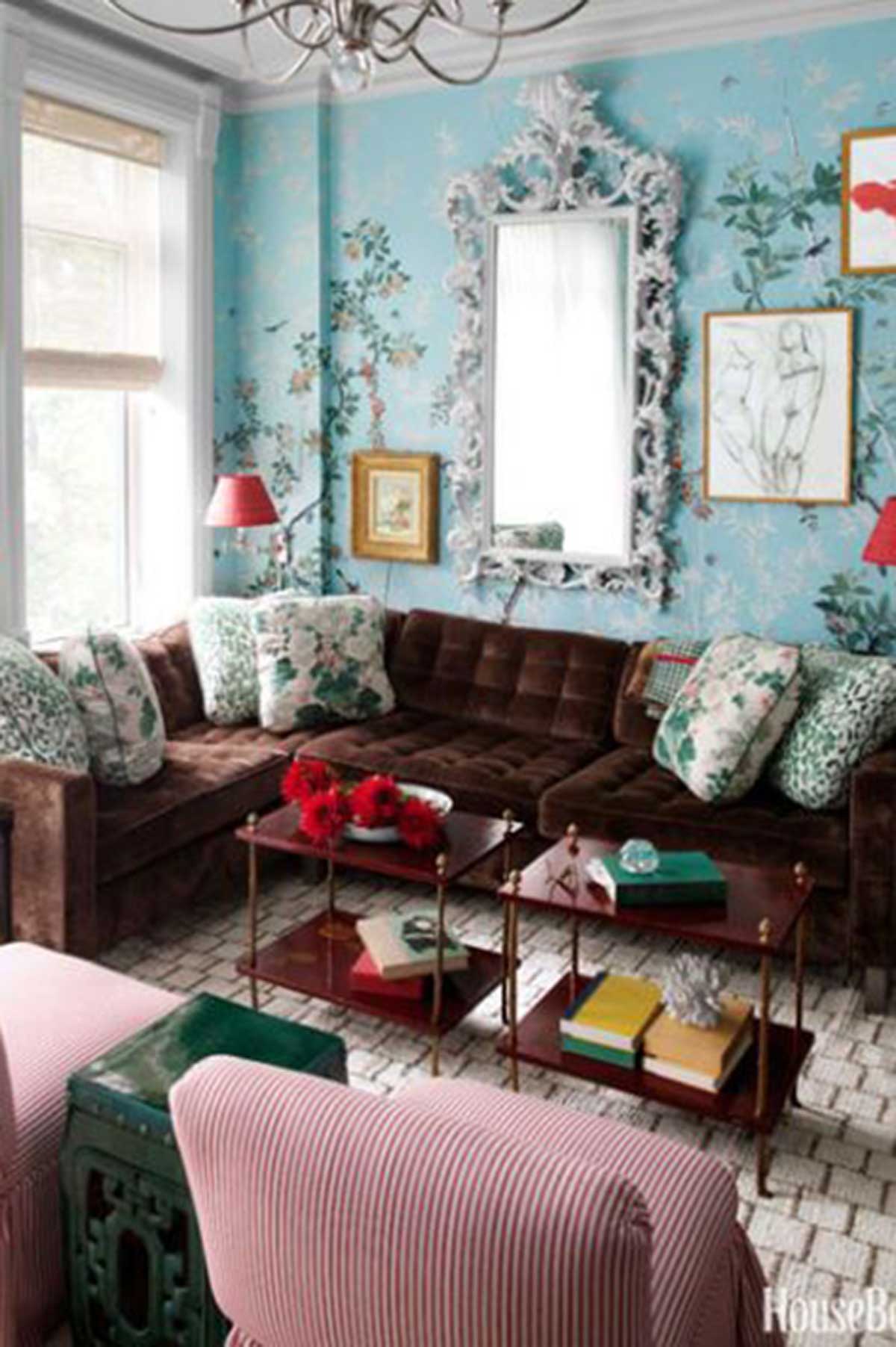 vintage interior design living room