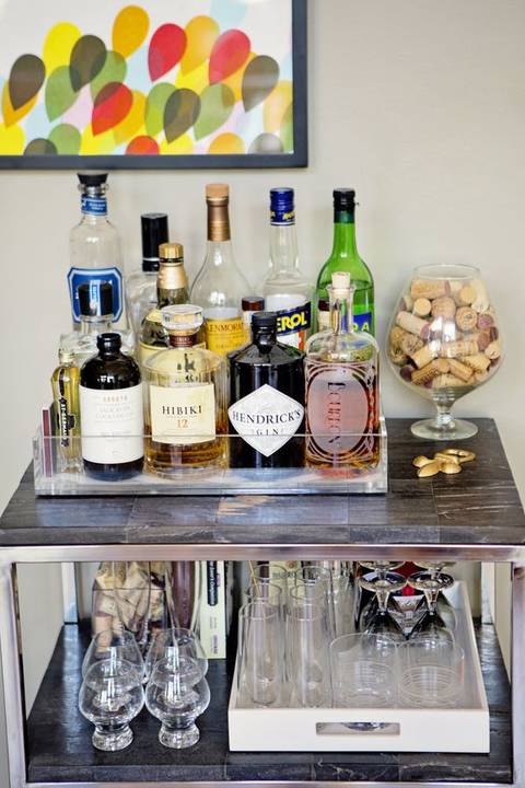 How To Create The Ultimate At-Home Bar Cart