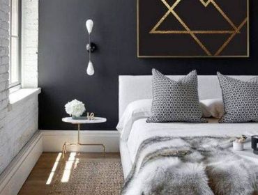 luxe contemporary interior design master bedroom