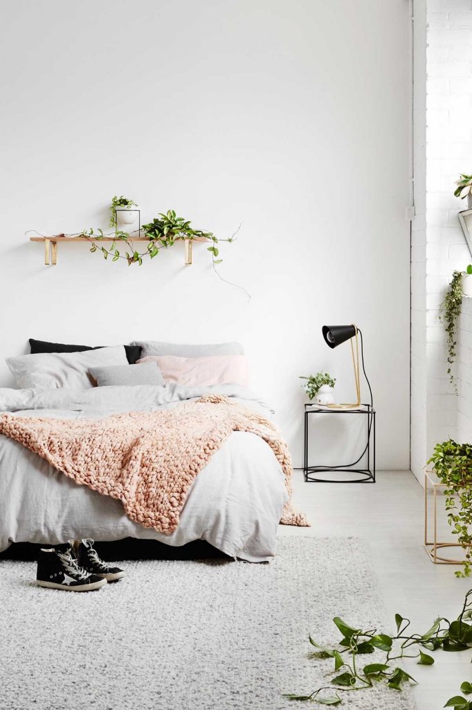 inner health greenery in bedroom