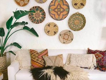 boho living room summer style