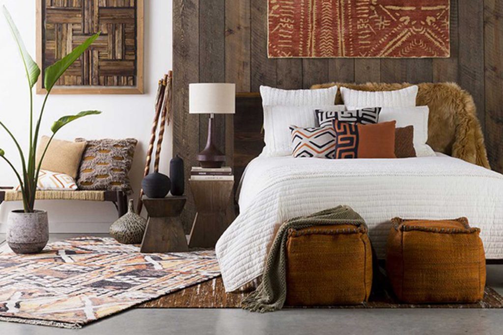 tribal interior design bedroom decor