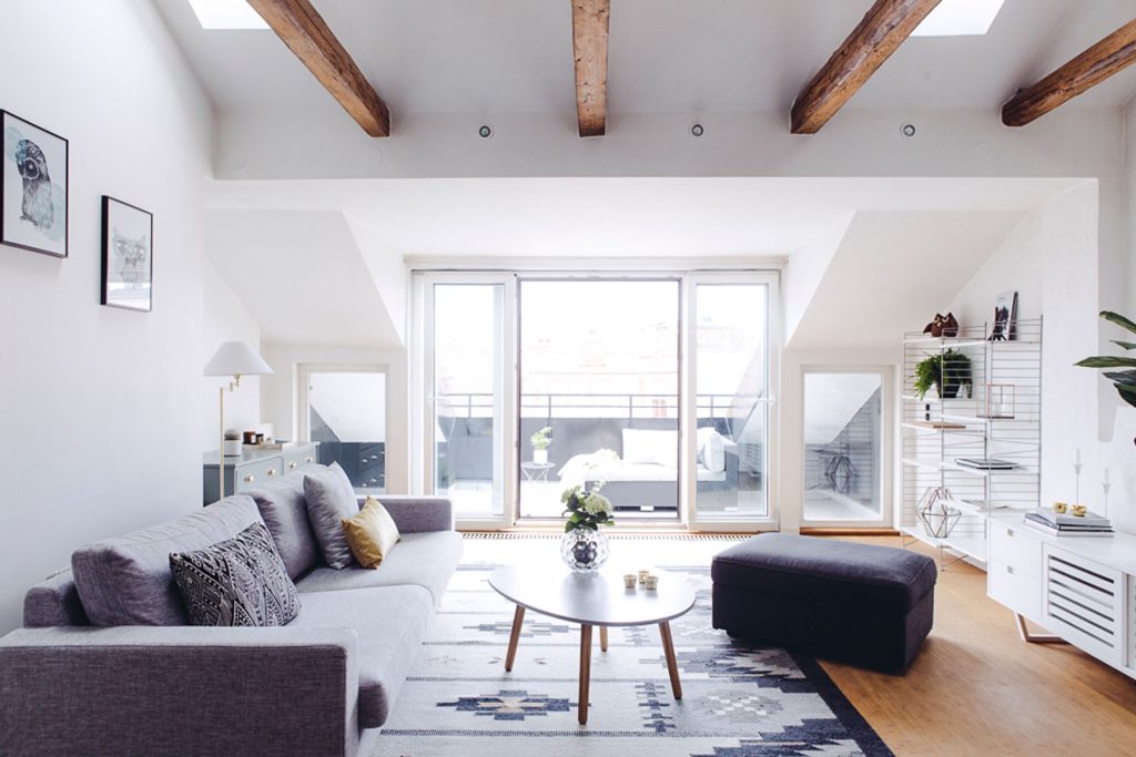 minimalist light living room