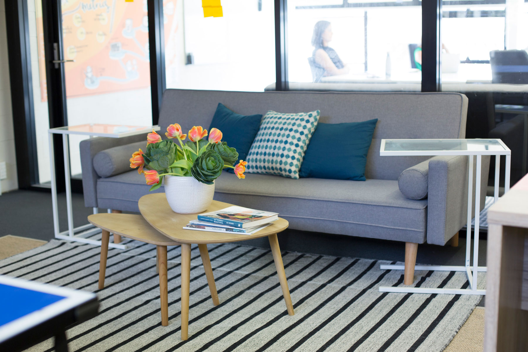 hit 100 corporate office couch