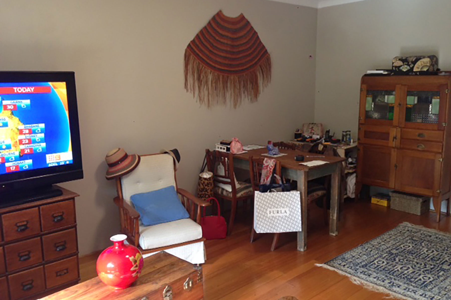 living room wall hanging