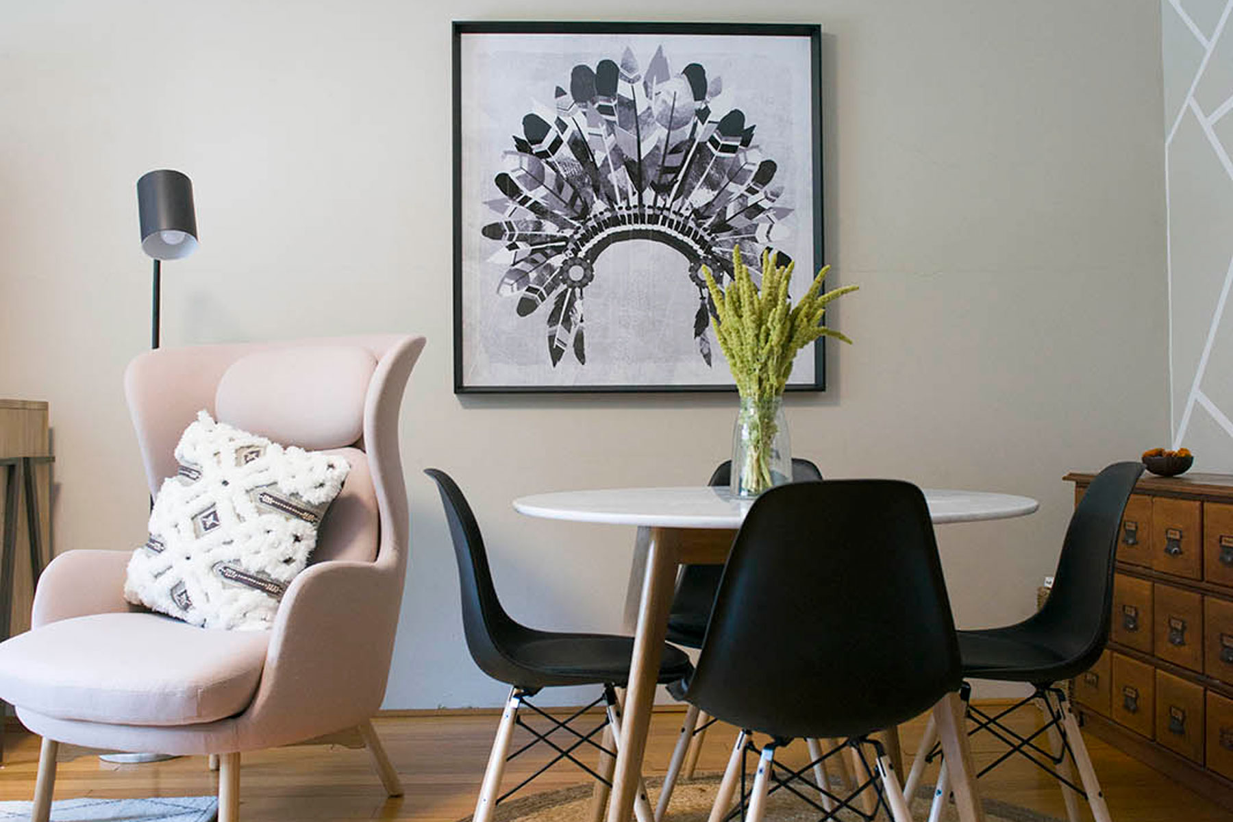 dining room tribal wall art