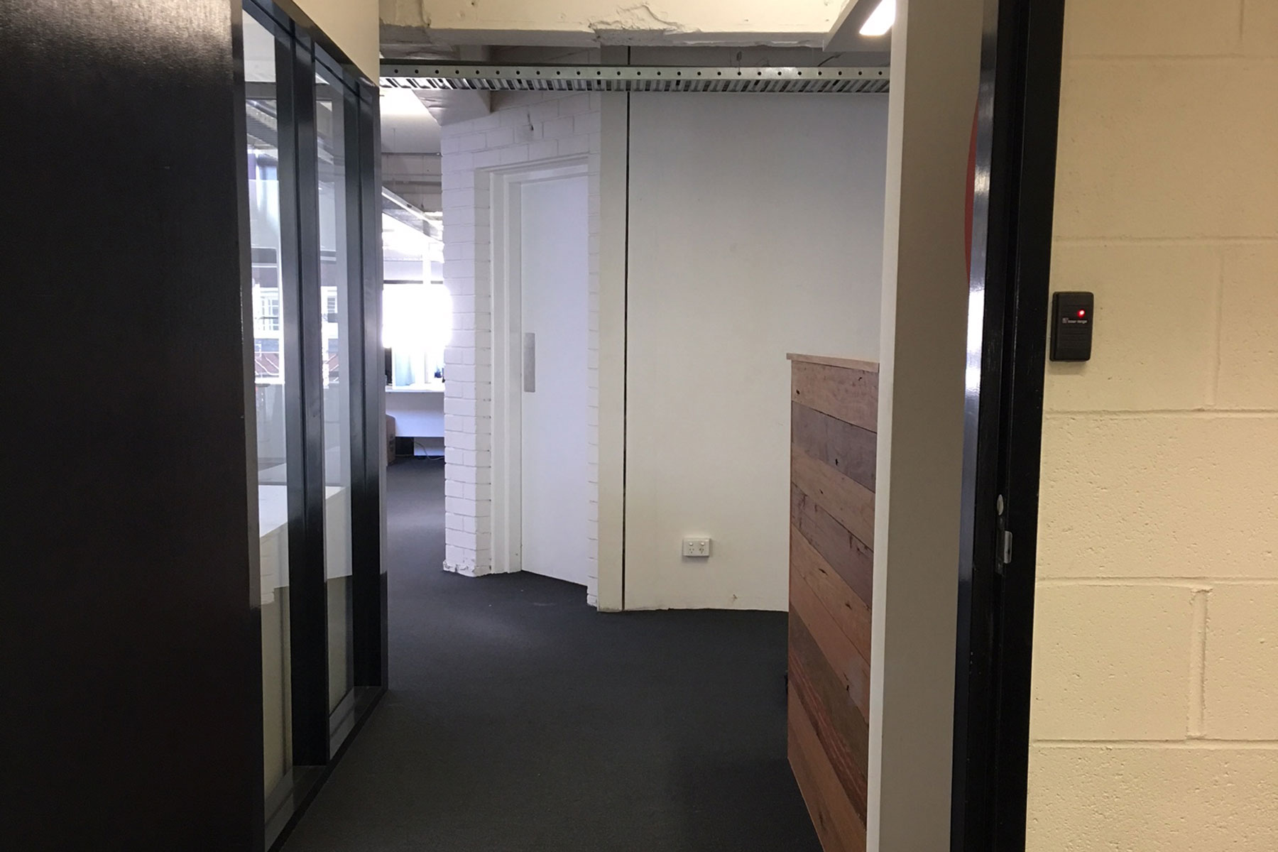 office fit out reception entrance