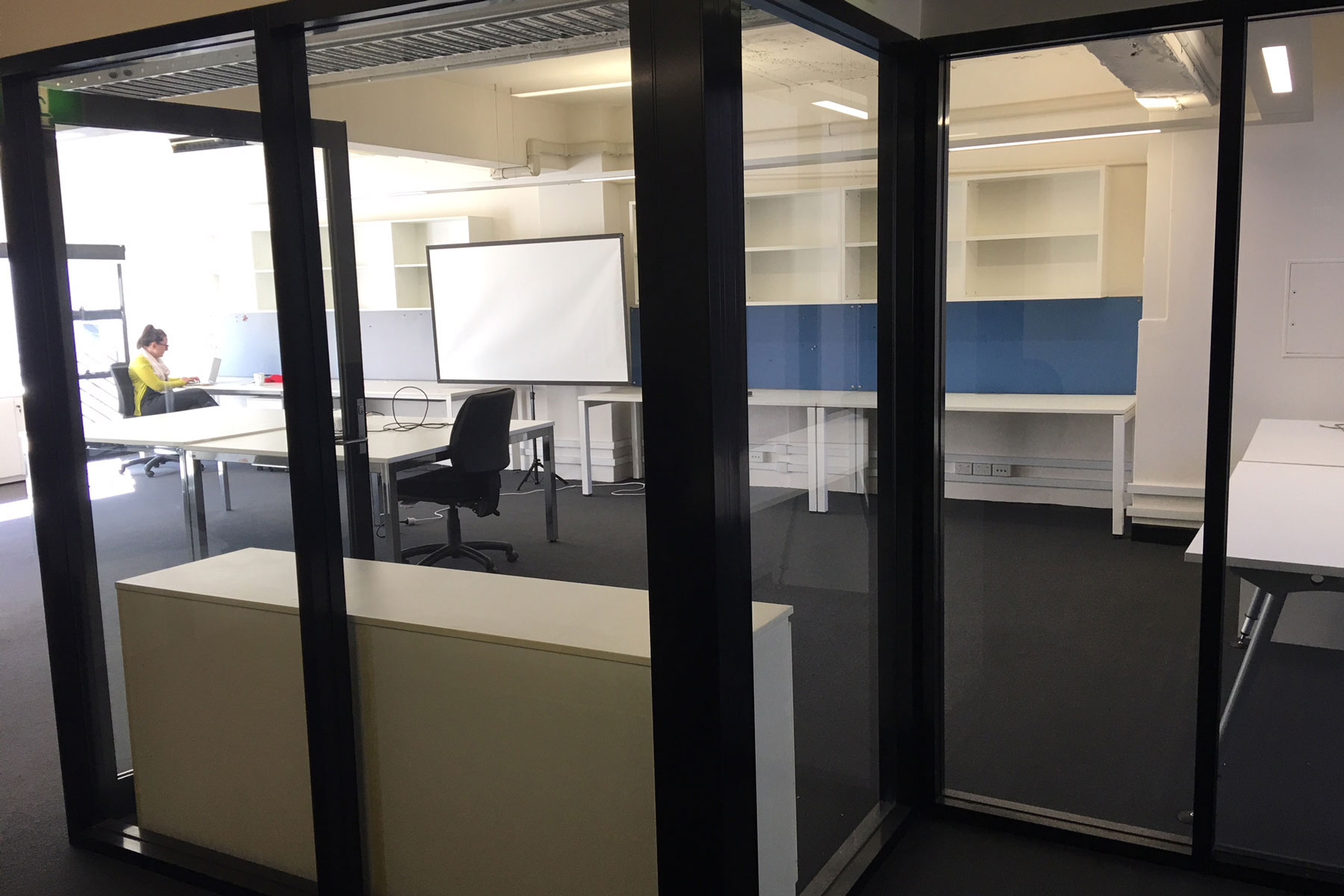 office fit out glass window