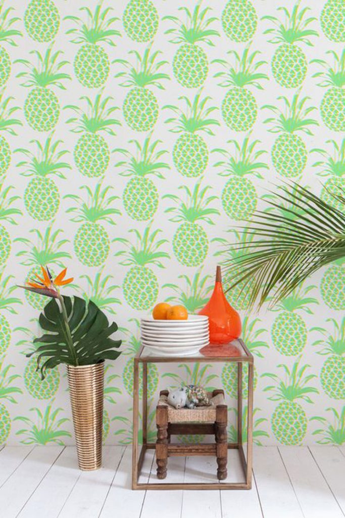 pineapple wallpaper colour trend fruit salad
