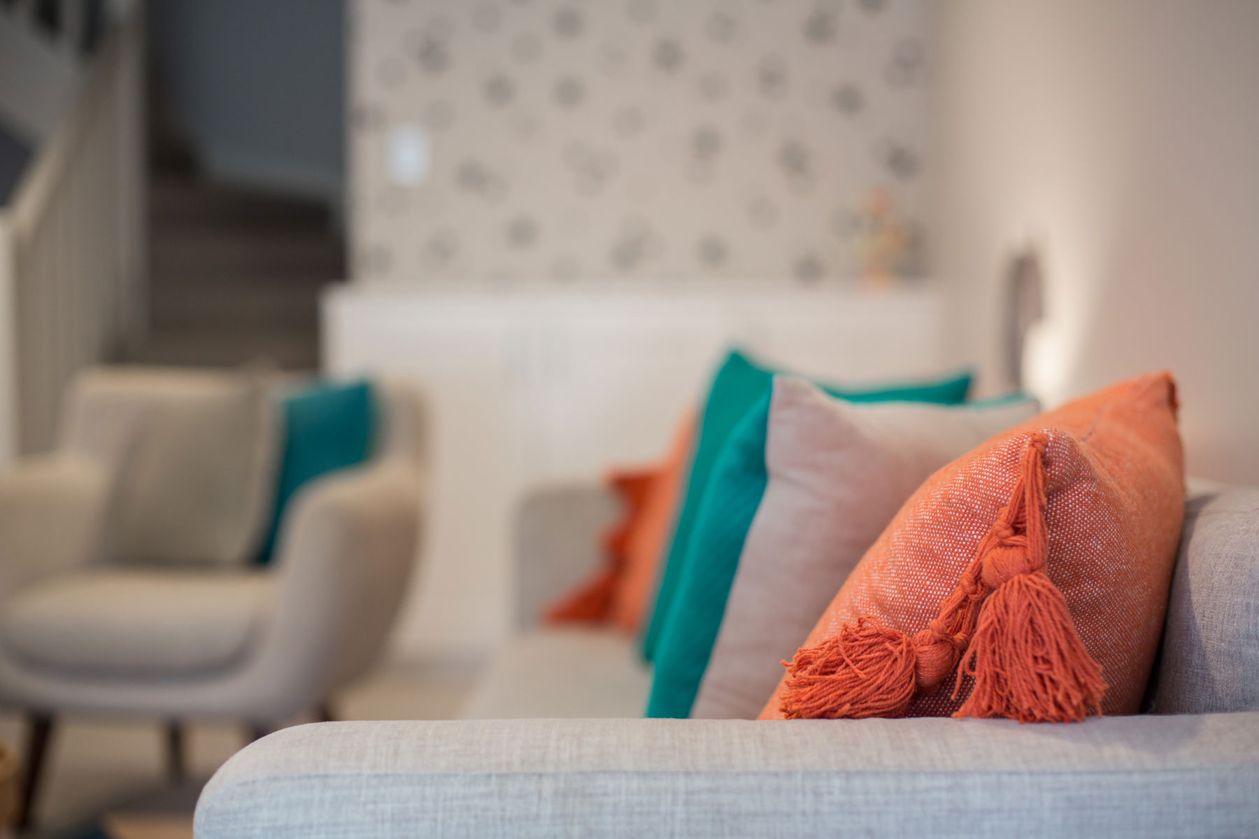 Corinna lounge cushions - after