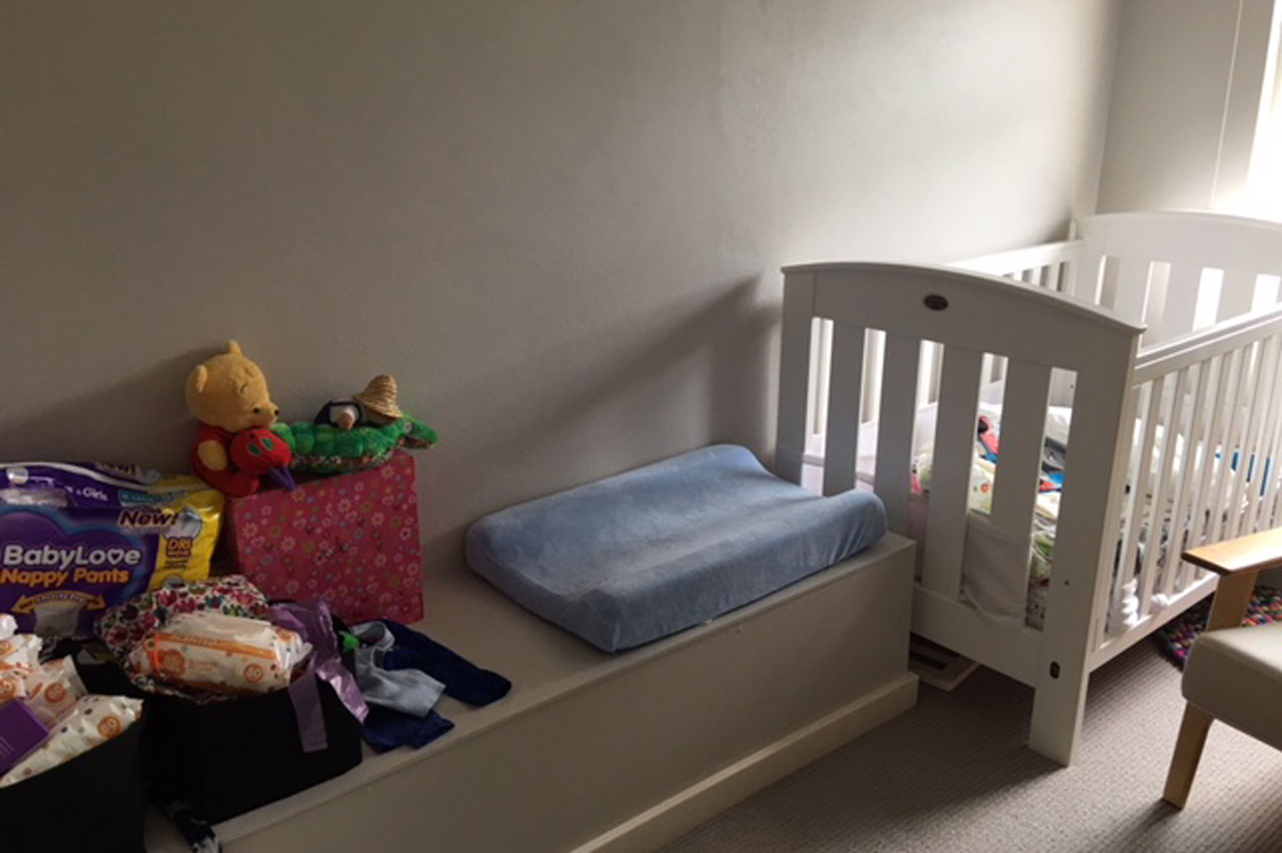 Corinna nursery room - before