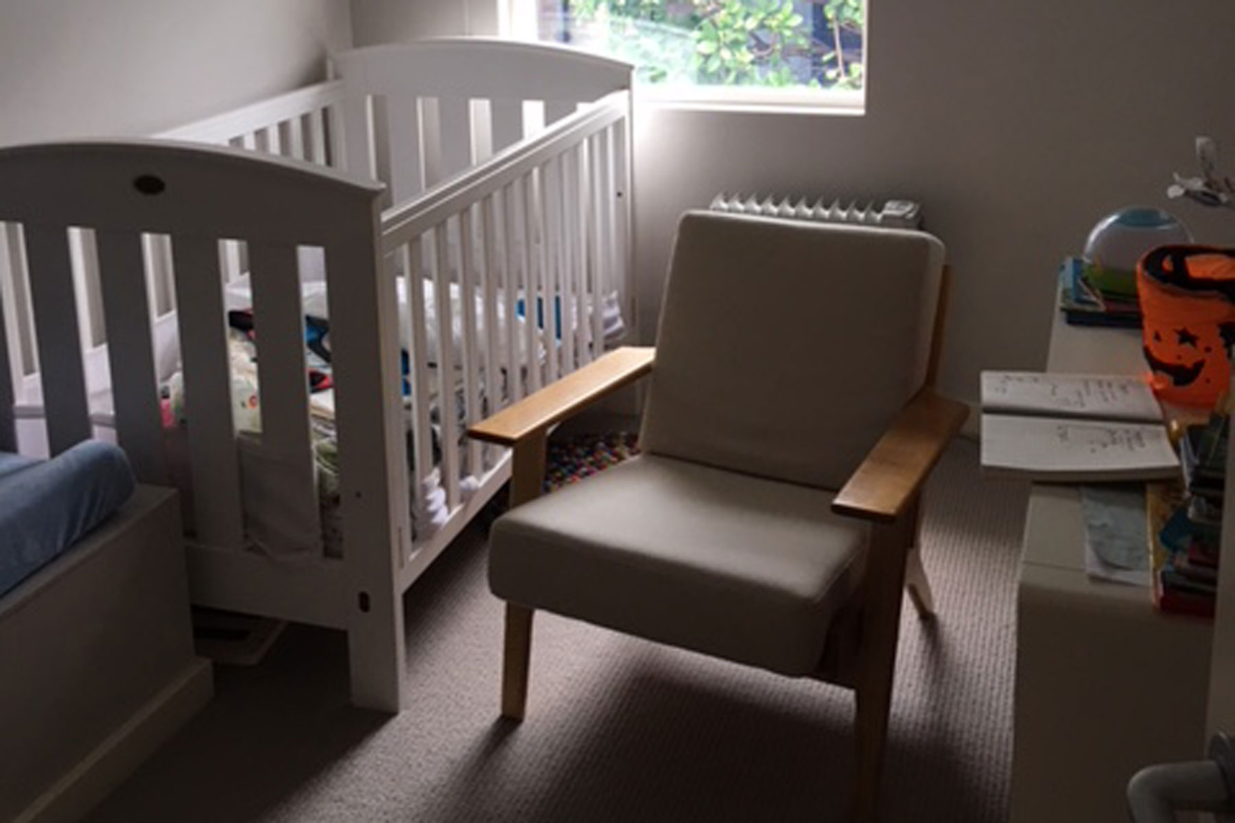 Corinna nursery room - before