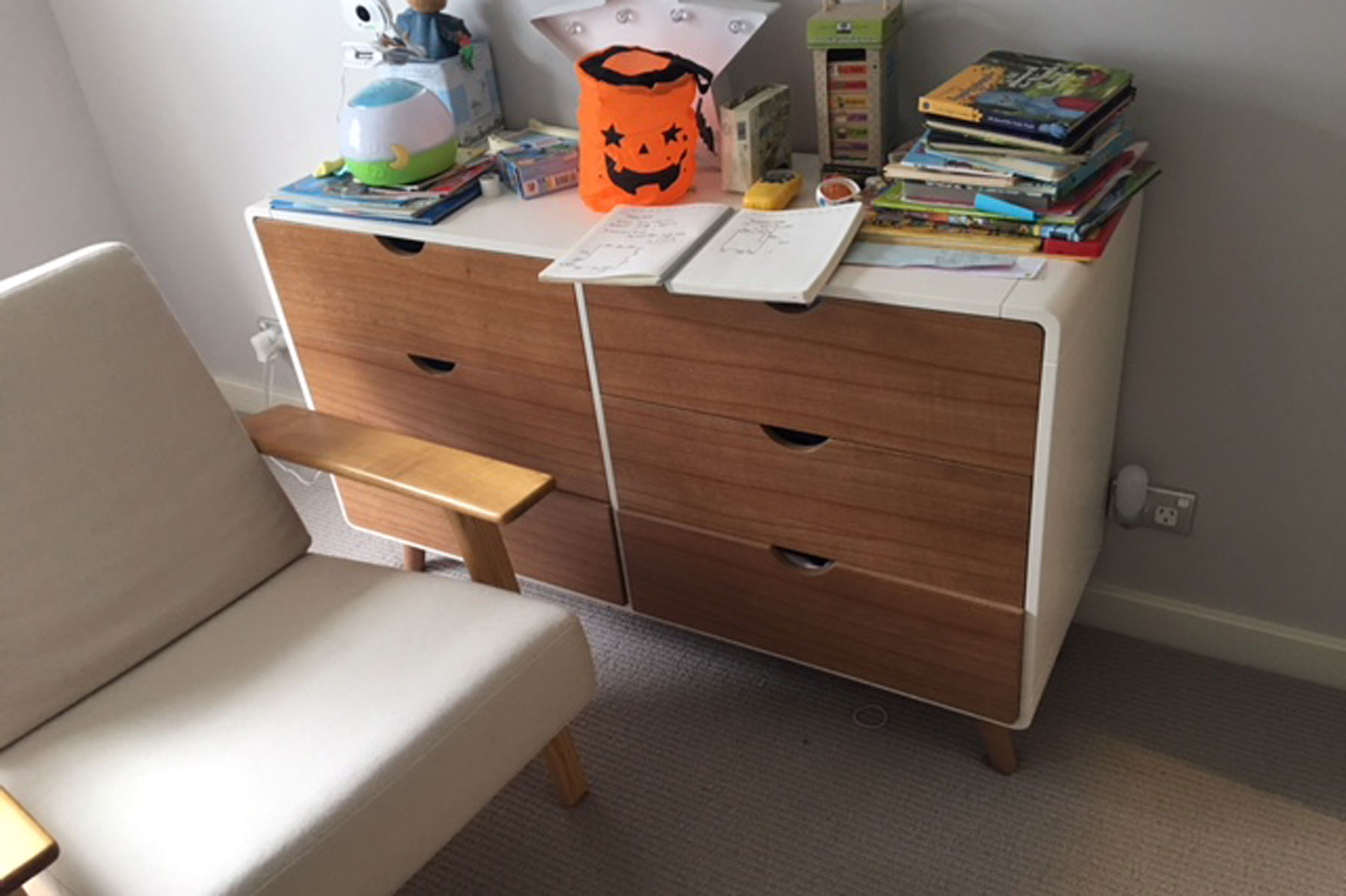 Corinna nursery room - before