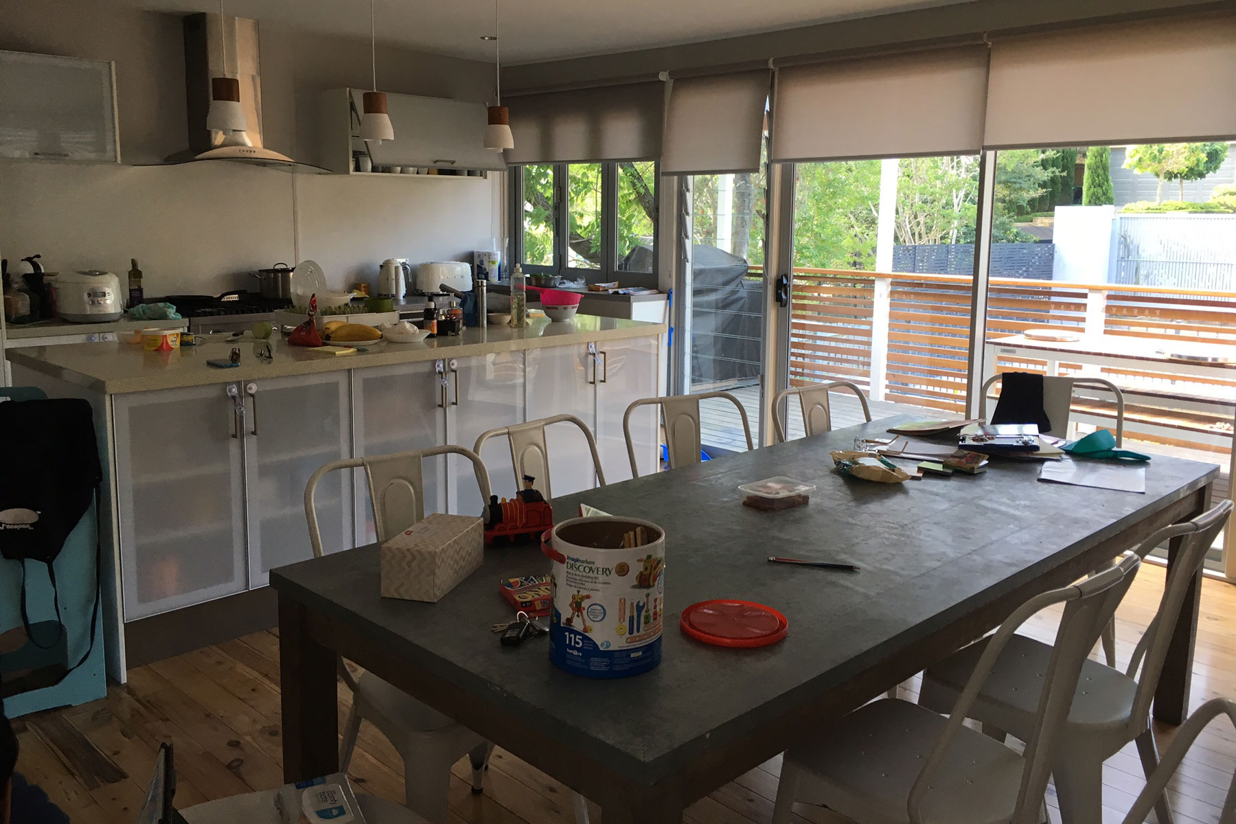 Corinna kitchen and dining room - before