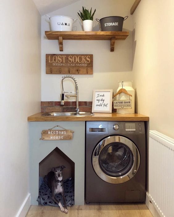 interior design with pets in mind dog laundry bed